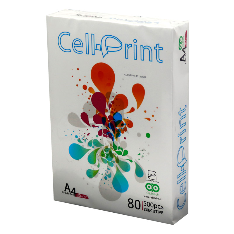 کاغذ A4 سل پرینت ۸۰ گرمی ( Cell Print )